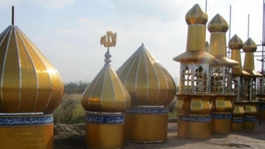 ساخت گنبد و گلدسته در بابل