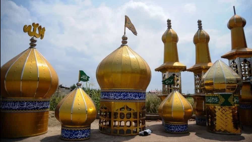 گنبد و گلدسته سازی صاحب الزمان در بابل