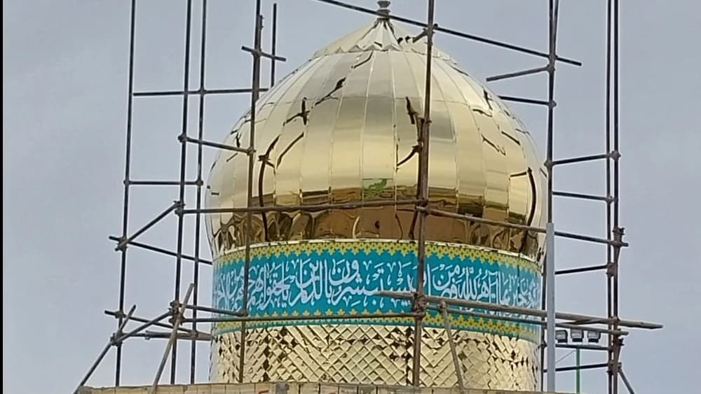 گنبد و گلدسته سازی صاحب الزمان در بابل