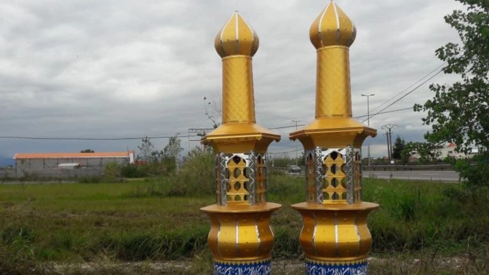 ساخت گنبد و گلدسته در بابل